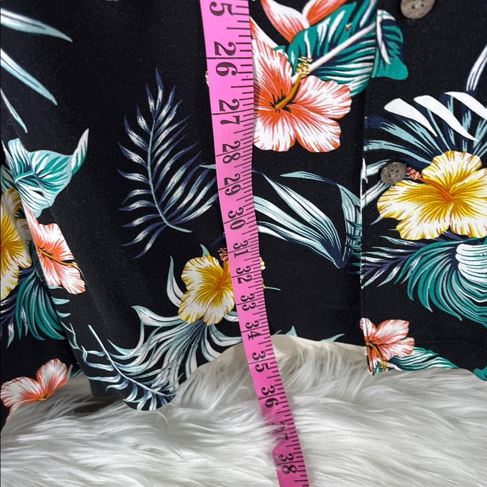 Men's George 3XL Floral Button-Up Shirt - Picture 6 of 7